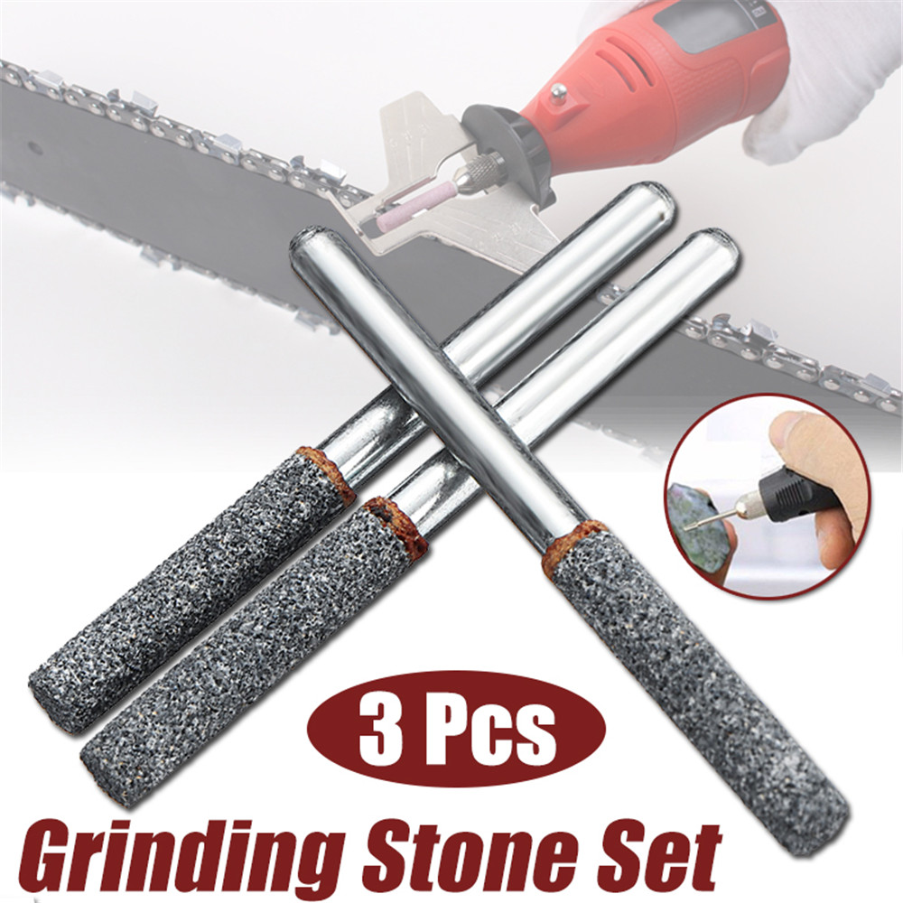 5* Diamond Chainsaw Sharpener Saw Chain Burr 7/32" Grinding Stone File Polishing